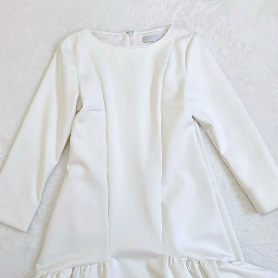 CELFORD セルフォード　ダンボールカットワンピース アイボリー 洗濯可
