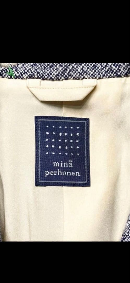 美品 mina perhonen ミナペルホネン ohayo コート アウター