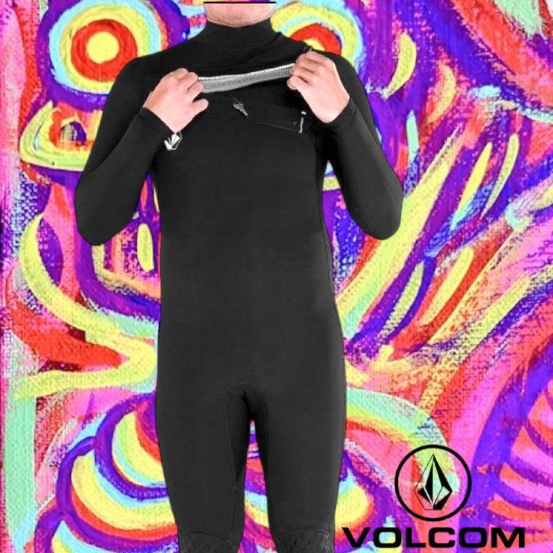 新品VOLCOMボルコム モジュレーター4/3mmチェストジップフルスーツM