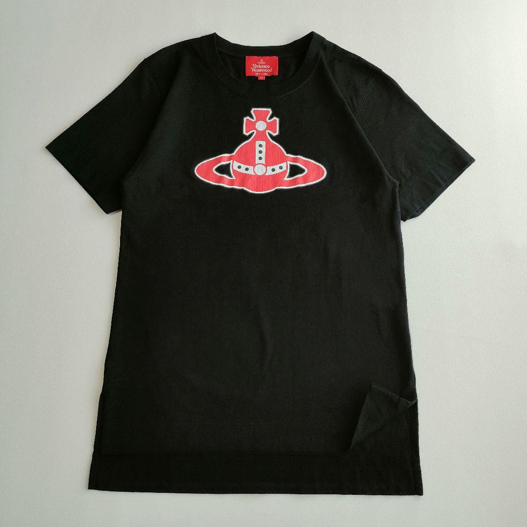 【極美品】ヴィヴィアンウェストウッド　半袖Tシャツ　ダメージ加工　オーブ