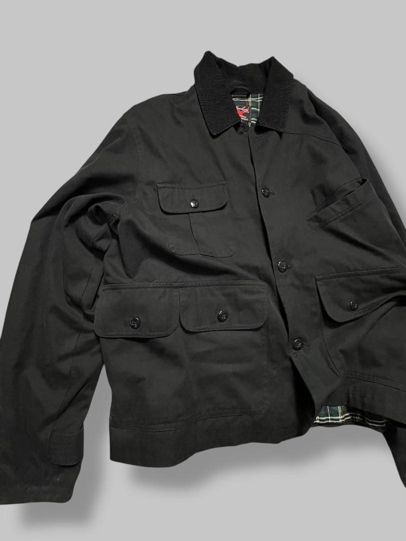 Backers コーデュロイ襟 6P フィッシング ジャケット ブラック L