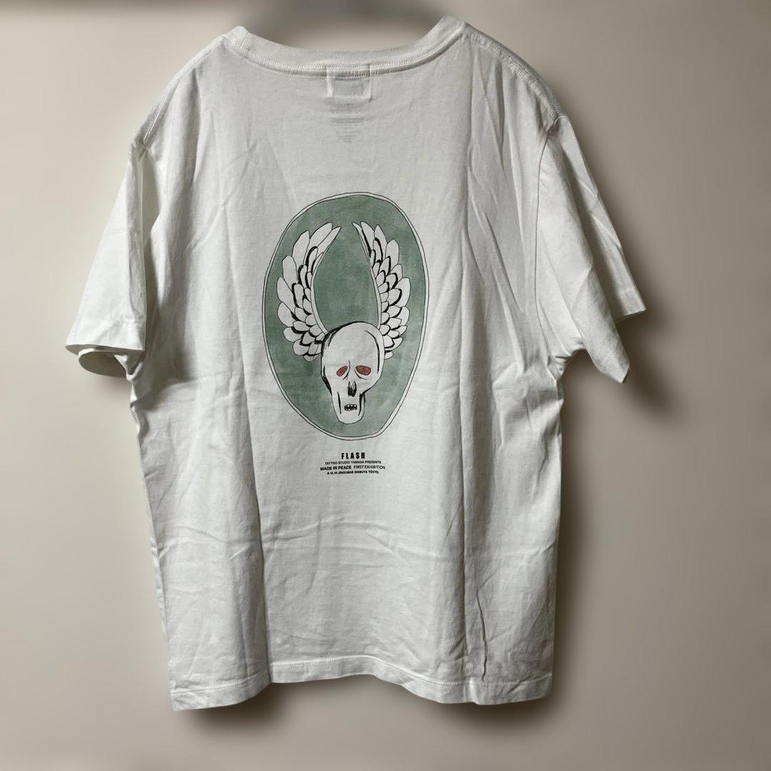 ヤマノユウタ　タトゥースタジオヤマダ　Tシャツ　FLASH 山田蓮