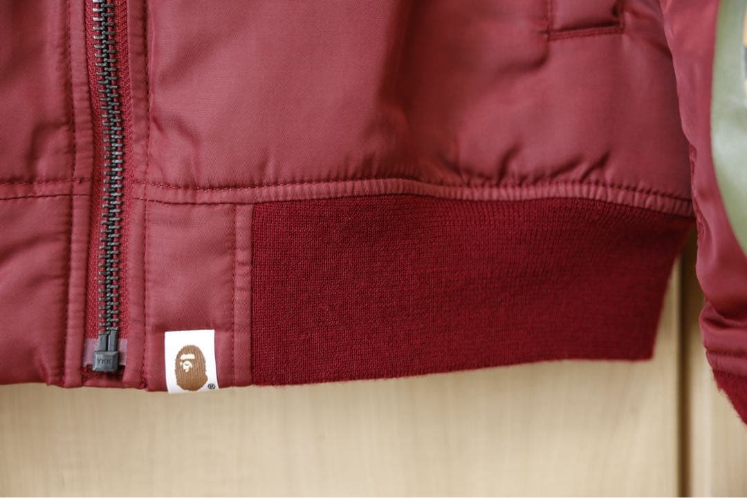 A BATHING APE エイプ SHARK MA-1 ボンバージャケット
