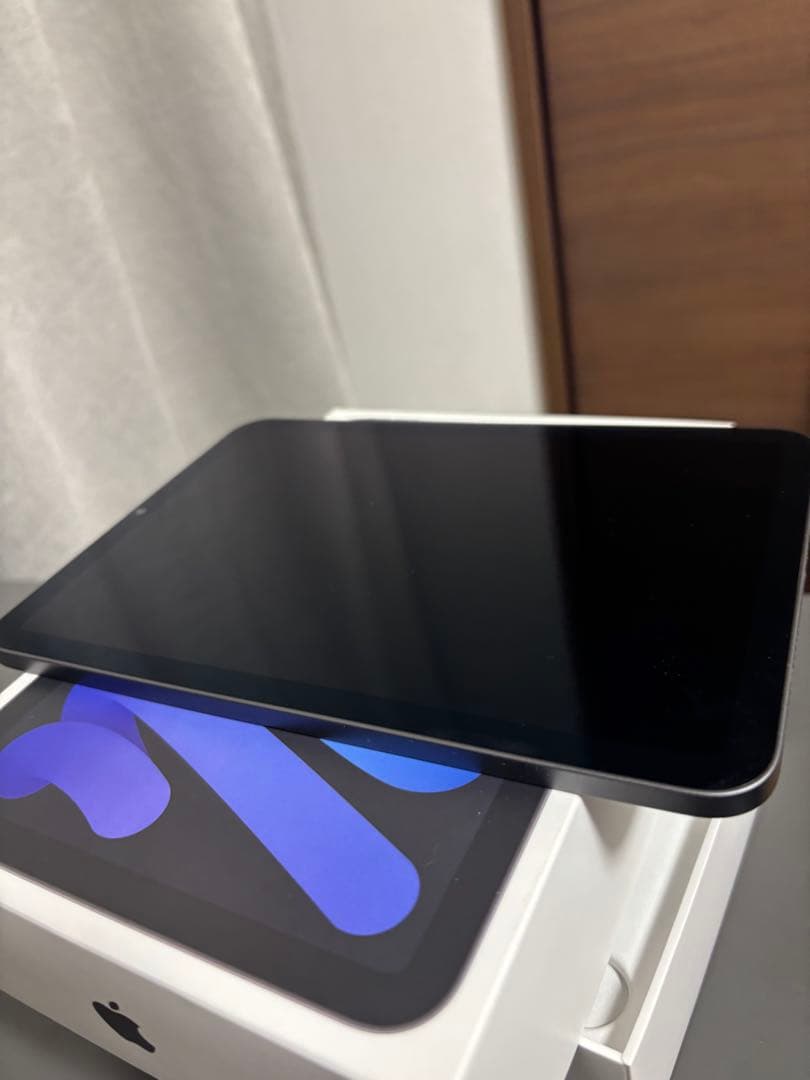 iPad mini 第6世代/スペースグレー本体/充電器付き/最大容量100%