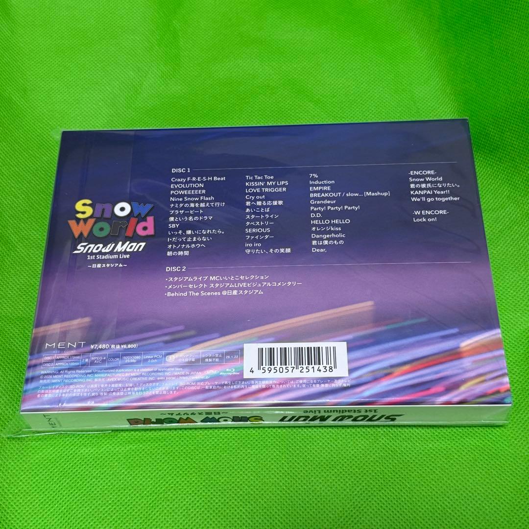 【新品未開封】Man  World 日産スタジアムBlu-ray