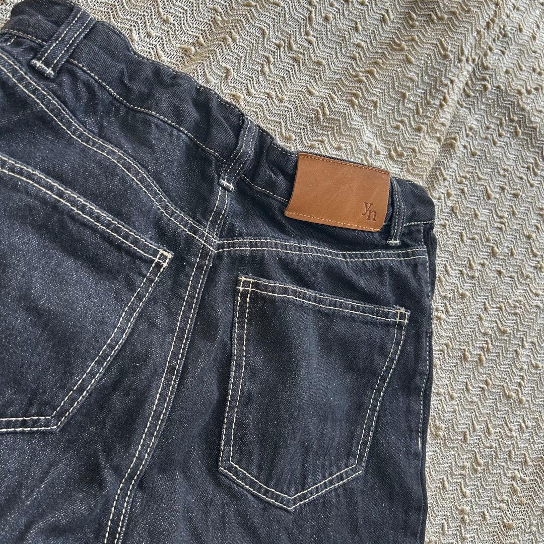 Thevon Yuna企画 ハイウエストストレートデニムパンツ