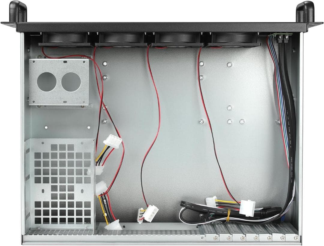 2U ATX ラックマウントシャーシ13.38インチ Flex ATX PSU
