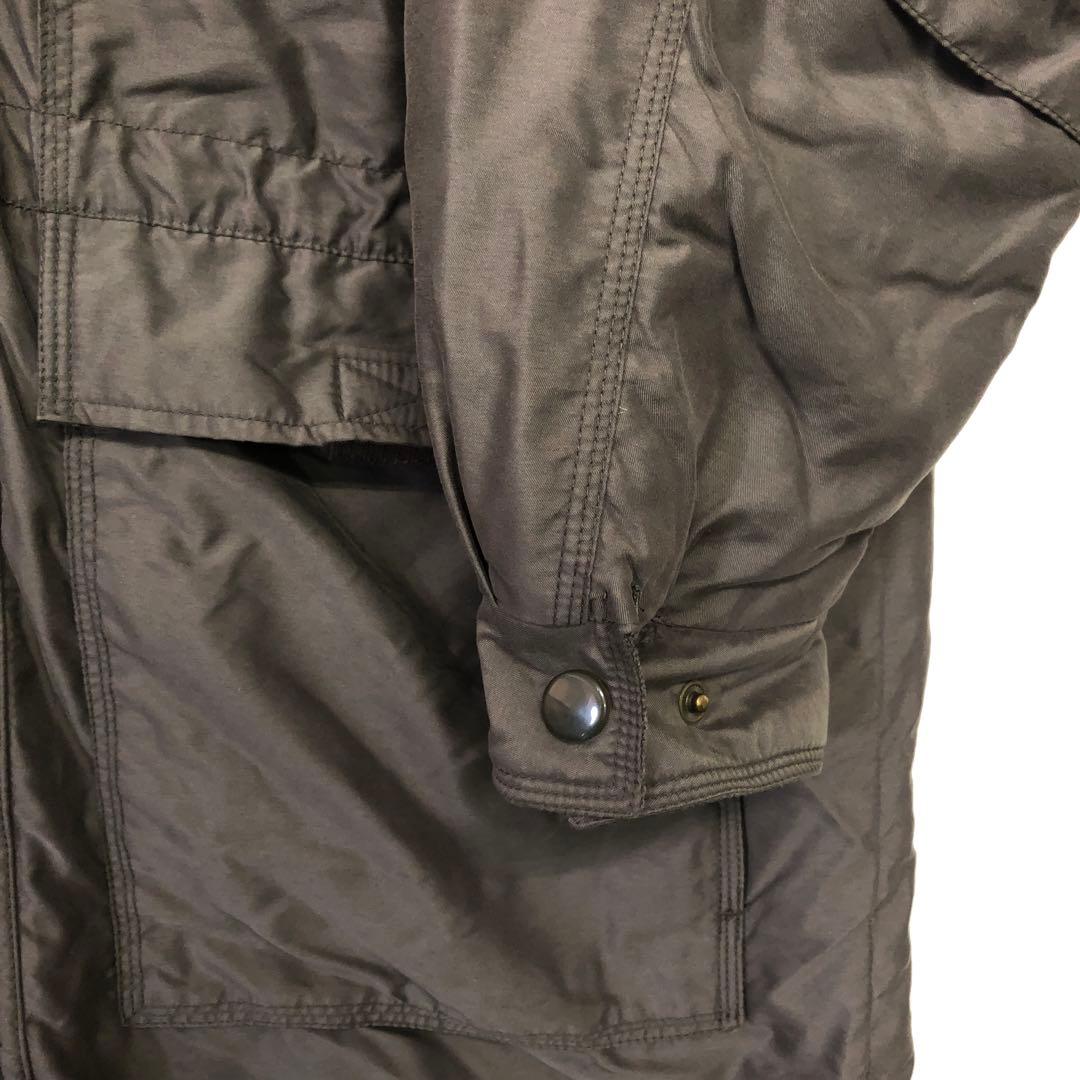 Columbia 古着 比翼ジップ 中綿 スタンドカラー モッズコート