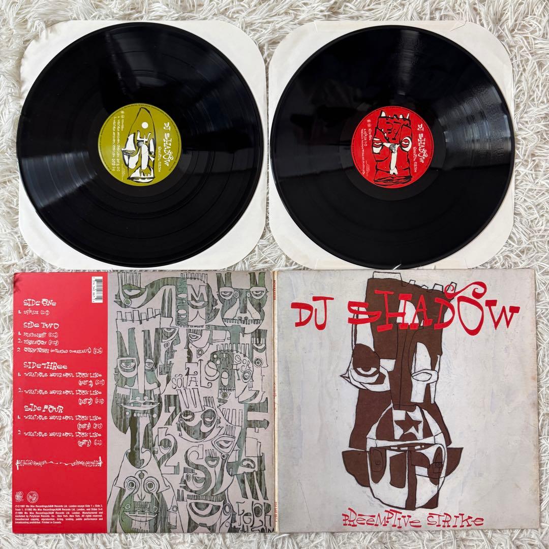 DJ SHADOW レコード 4点＋CD 1点 まとめ売り Preemptive