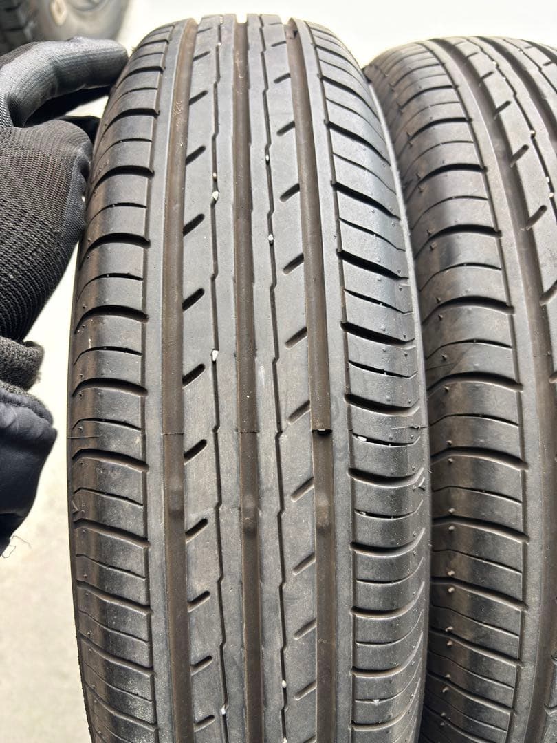ヨコハマ　ブルーアースES 22年製　145\80R13 4本セット　溝あり