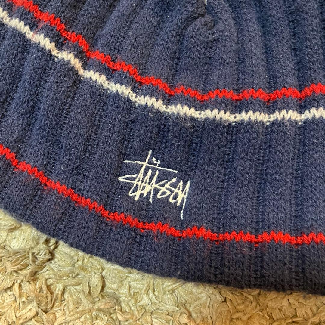 ゆ*様 90s old stussy knit beanie