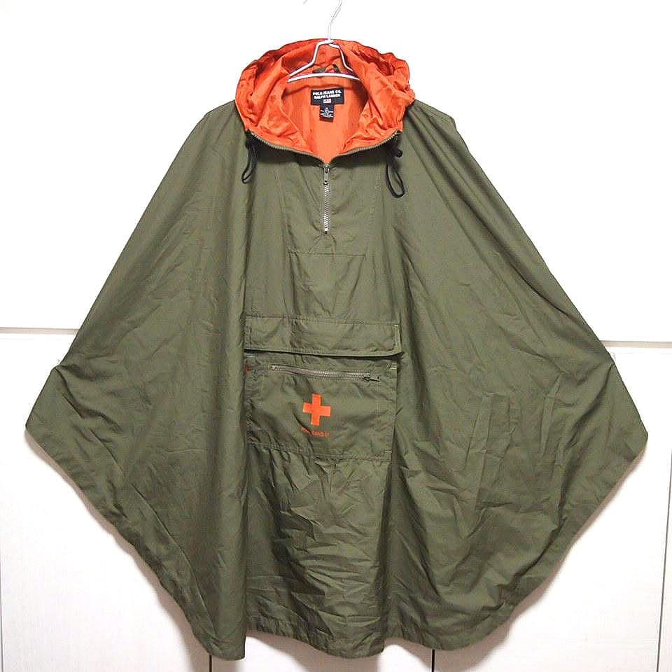 90s★POLO JEANS RALPH LAUREN　アノラックポンチョ