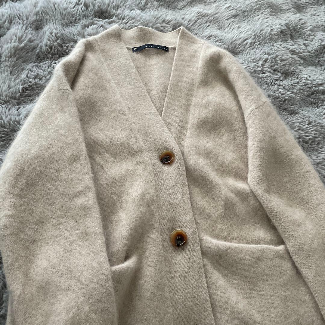 SALE 1.2万円→ martinique ウール100%カーディガン