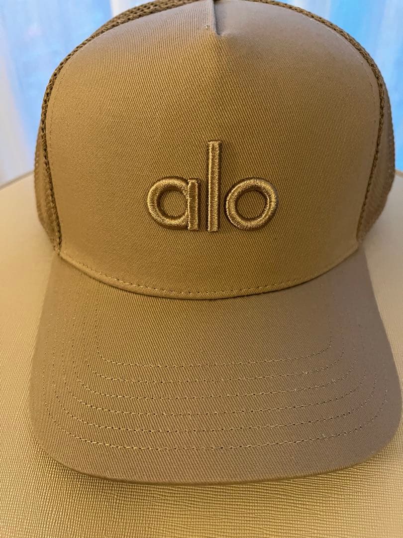 aloキャップ(メッシュ、ベージュ、ショッパー)
