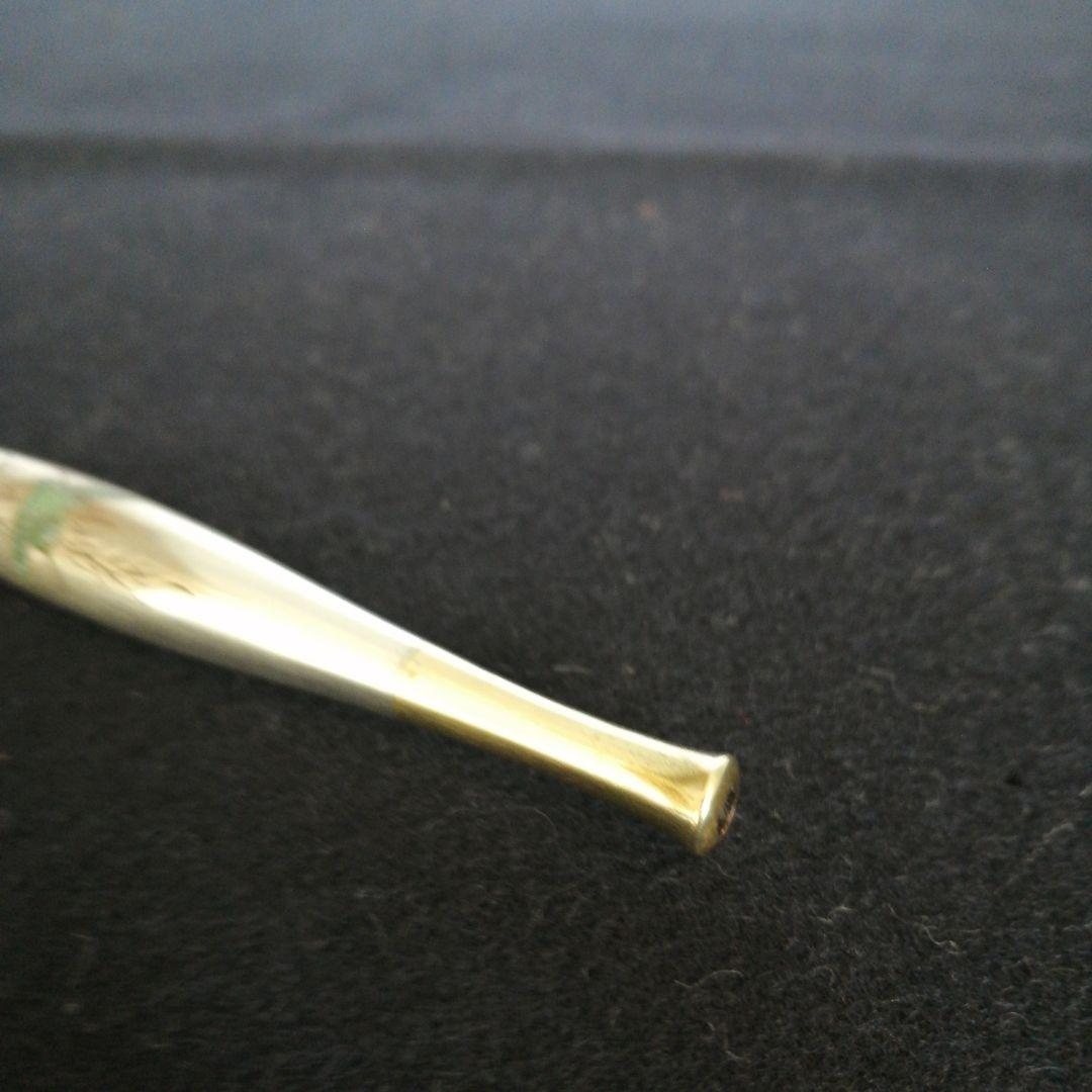 初出し【友壽】金銀口 煙管 鳥月彫刻 蒔絵螺鈿筒 キセル 喫煙具