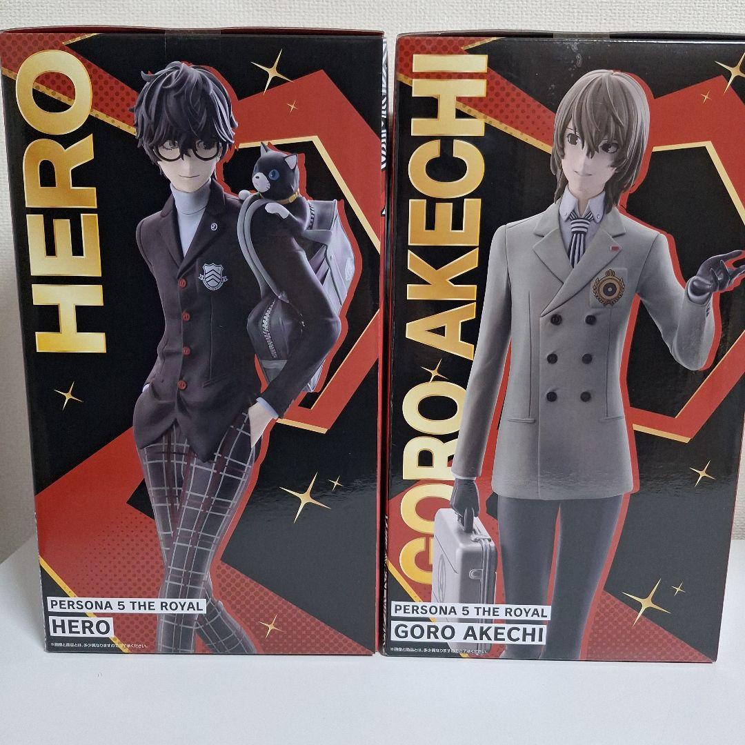 2点セット 一番くじ ペルソナ５ ザ・ロイヤル A賞 主人公 B賞 明智吾郎