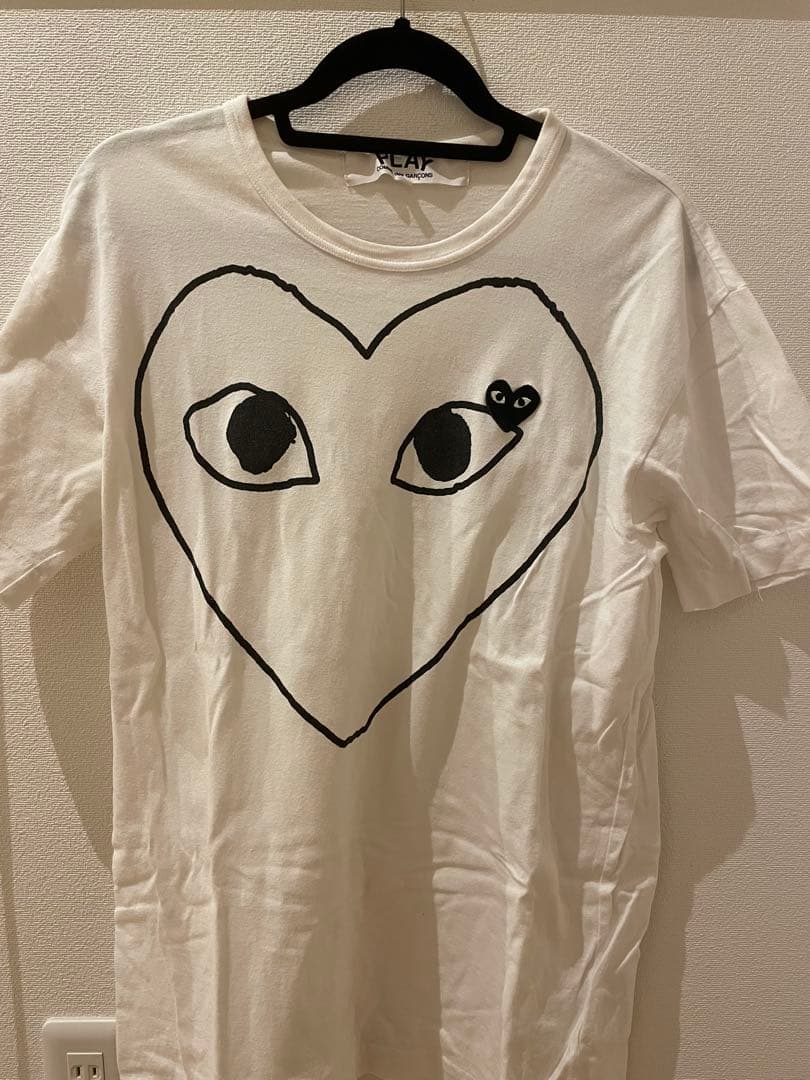 PLAY COMME des GARÇONS ハートデザイン Tシャツ XL