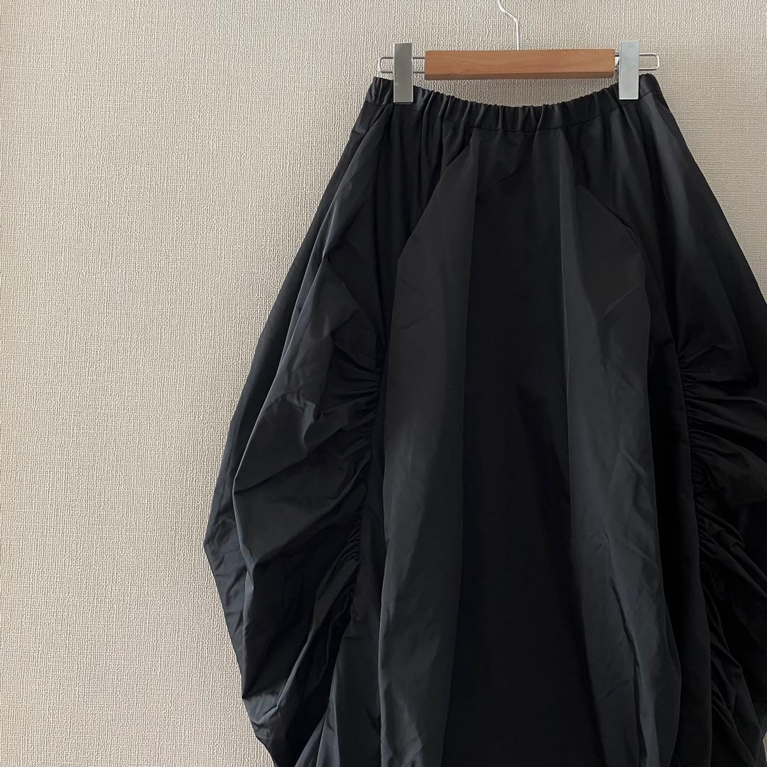 新品！ENFOLD Oシルエット バルーンスカート 36 ブラック エンフォルド