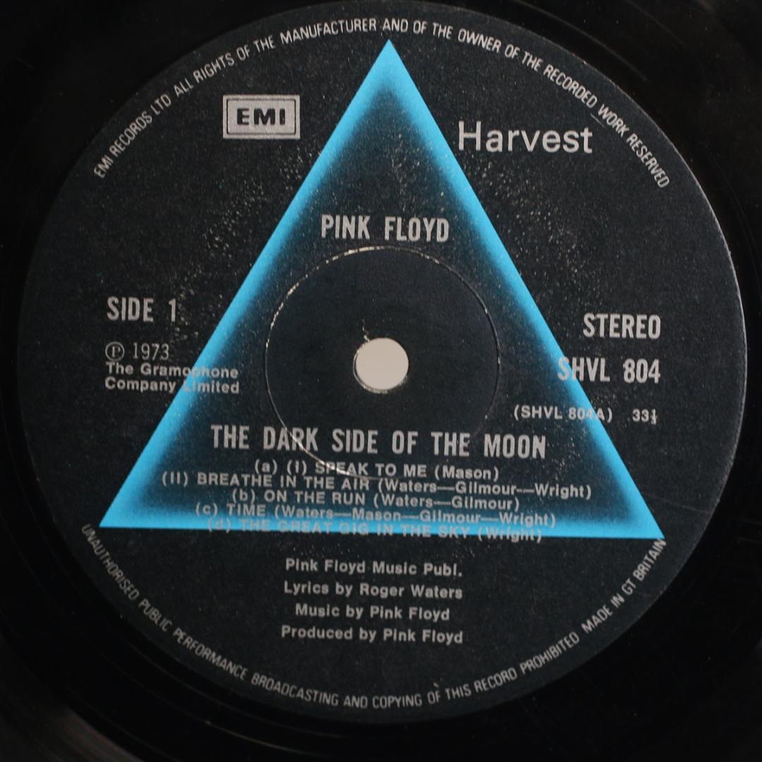 英LP Pink Floyd Dark Side Of The Moon UK盤