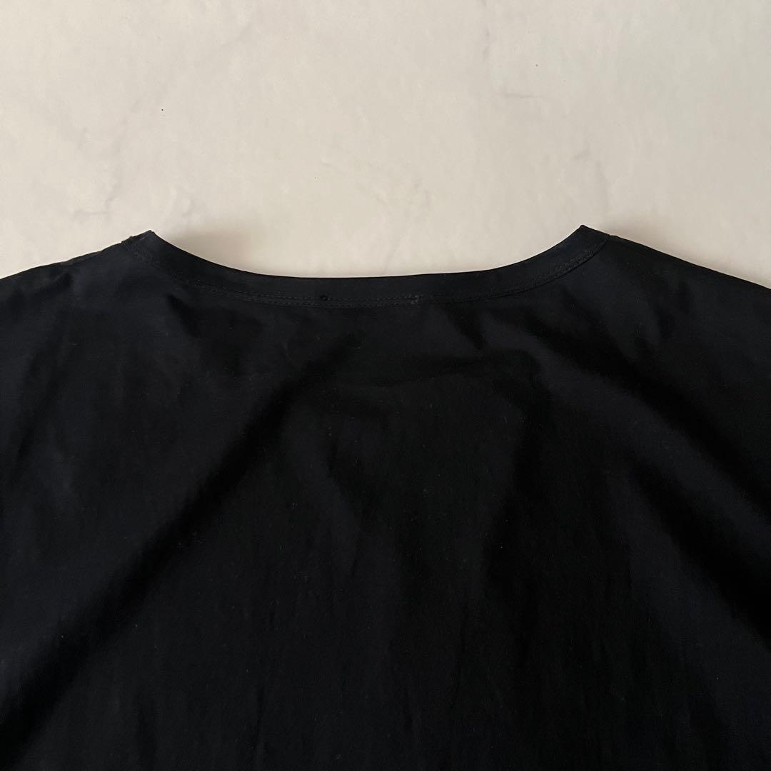 BALMAN Tシャツ XLサイズ 黒 ブラック サイドジップ 近年 現行モデル