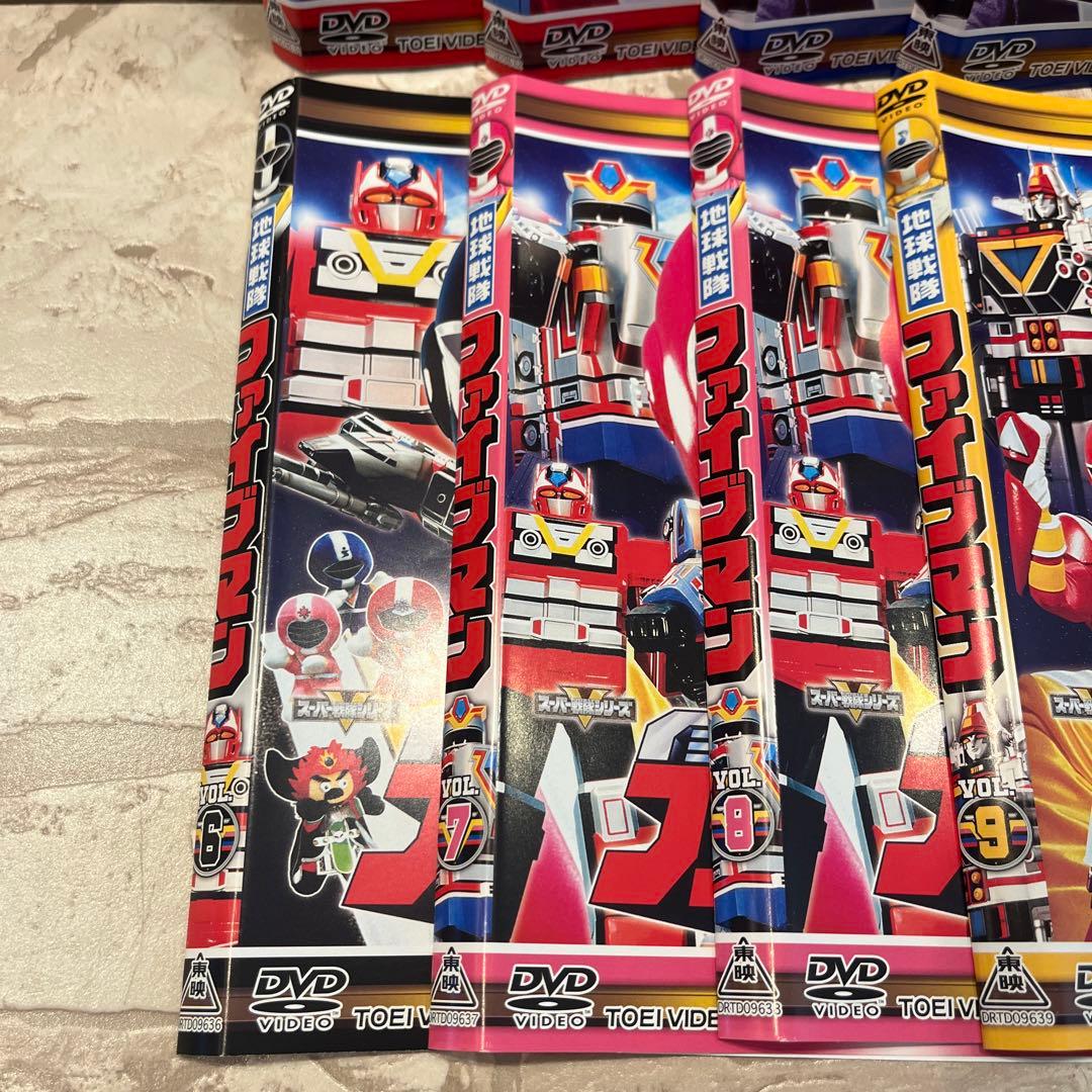 地球戦隊ファイブマン【全10巻】特撮 レンジャー レンタル DVD