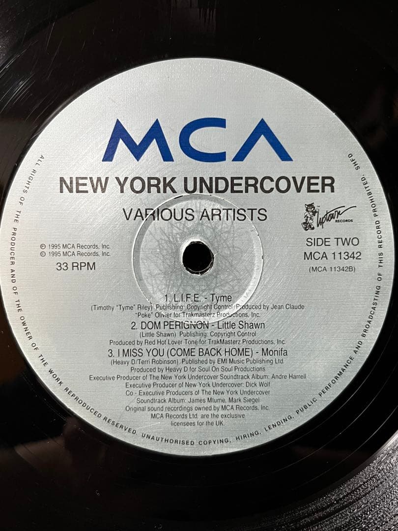 VA - NEW YORK UNDERCOVER 90's レコード