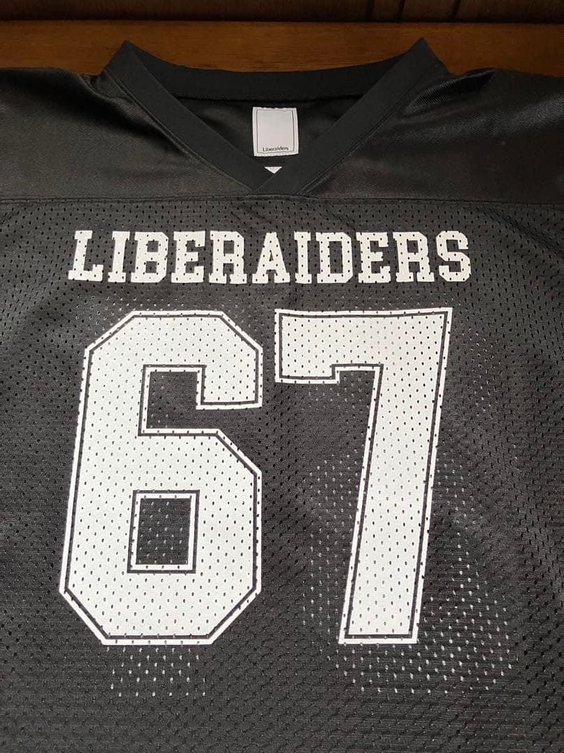 Liberaiders フットボールTシャツ BK メッシュ L 未使用