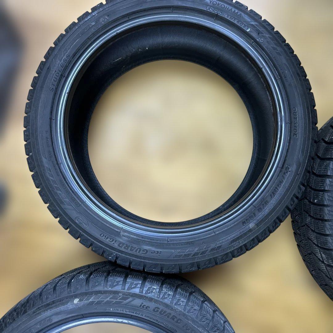 ヨコハマ　215/45R17 冬用タイヤ　2021年　4本(4-63)