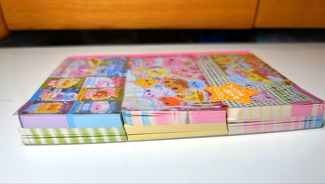 【平成レトロ】3段トリプルDEメモ帳 全6柄 廃盤 激レア