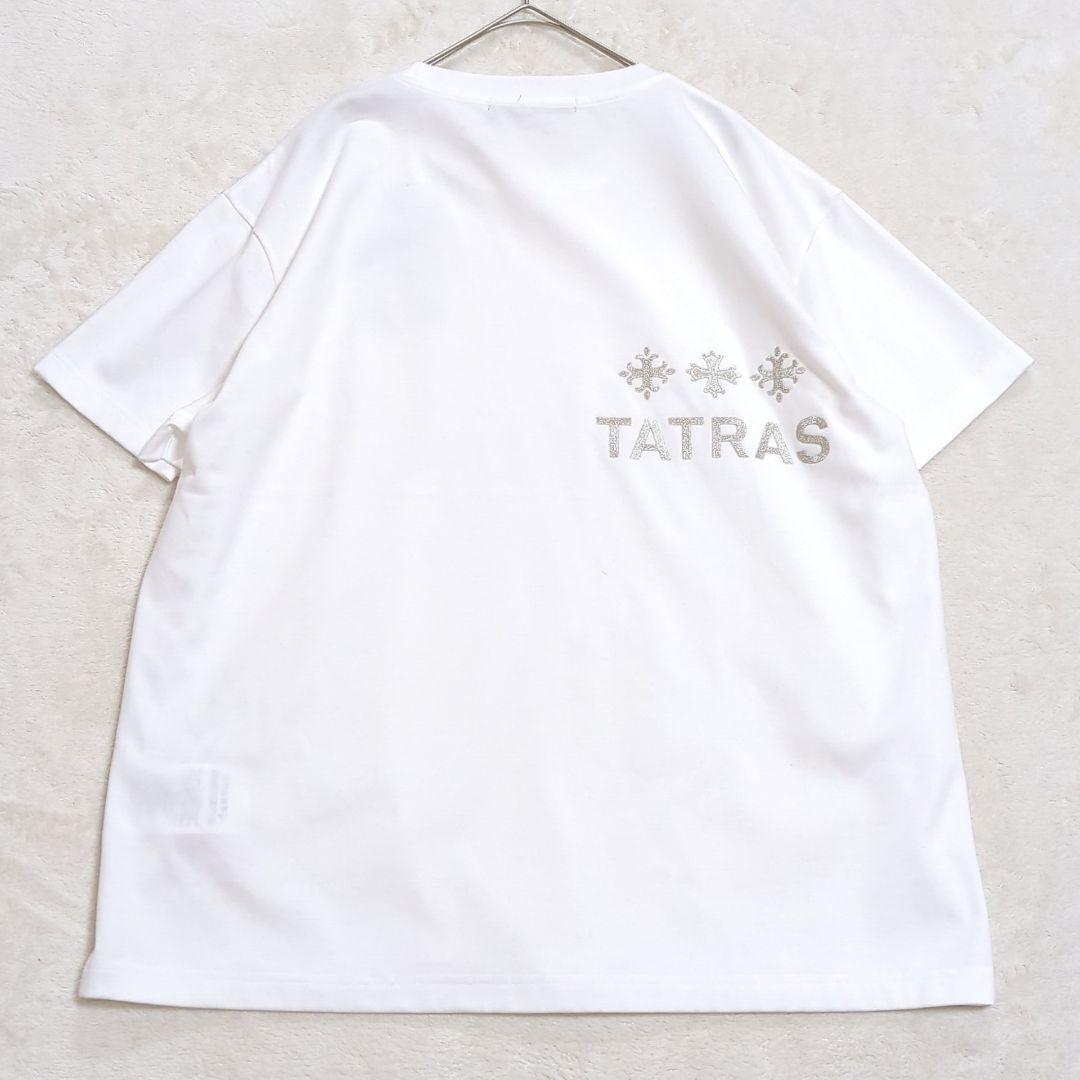 タグ付き TATRAS 2025 NUNKI ヌンキ 半袖 Tシャツ ホワイト