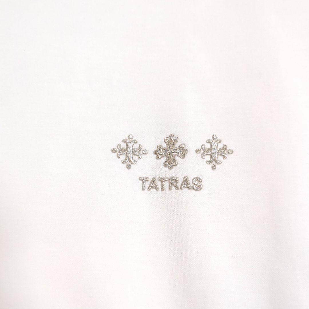 タグ付き TATRAS 2025 NUNKI ヌンキ 半袖 Tシャツ ホワイト