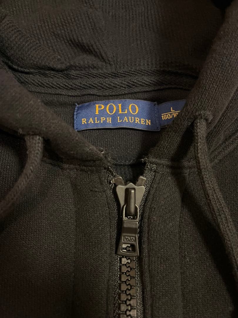 Polo Ralph Lauren ブラック フード付きベスト
