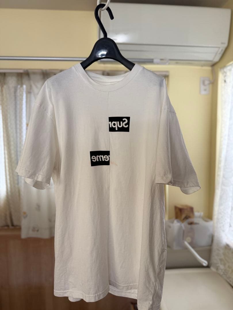 Supreme Comme des Garçons Tシャツ 2箇所 染みあり