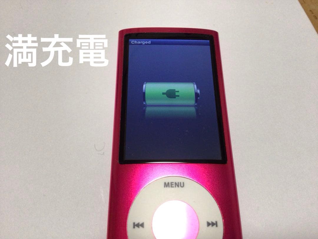 iPod nano 5世代16GBピンクno.241バッテリー交換済作動品