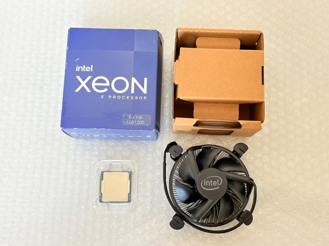 高性能CPU★AVX512対応★Intel Xeon E-2336