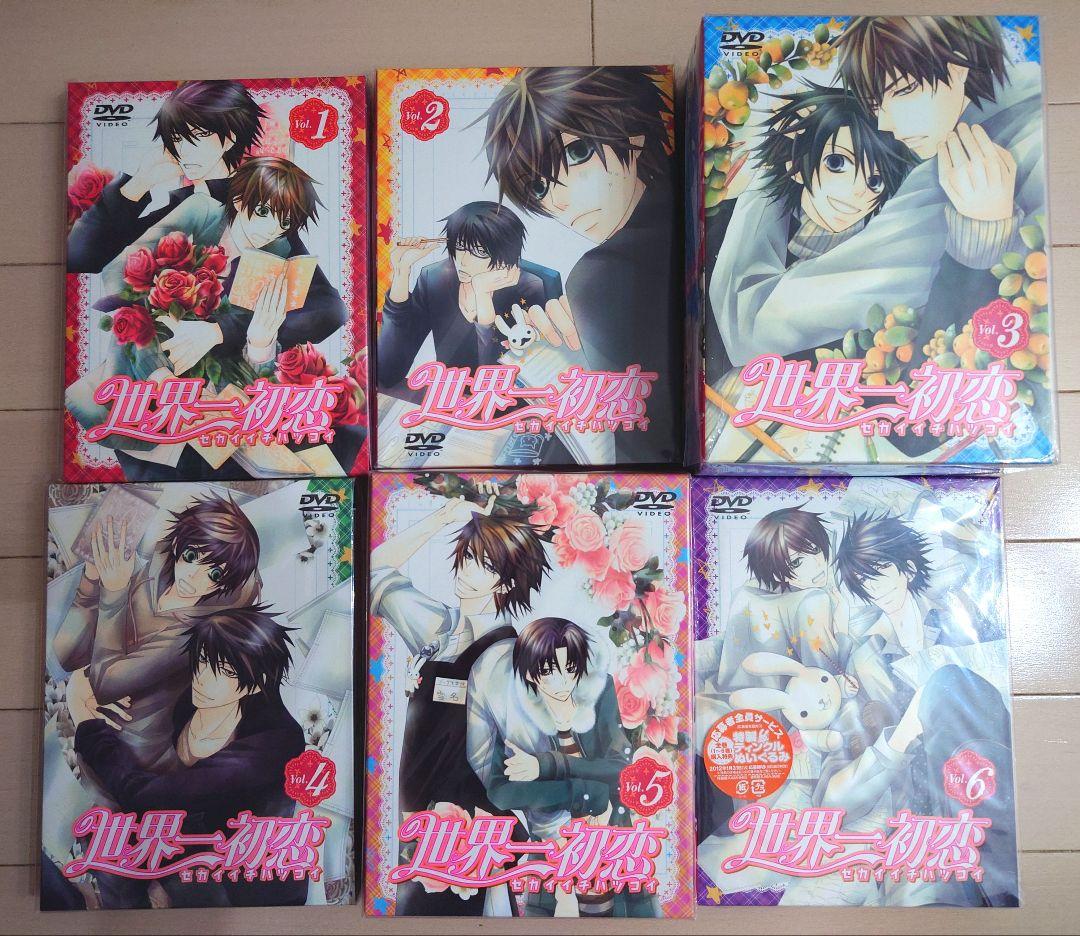 【ほぼ新品】世界一初恋 DVD特装版 Vol.1〜6 中村春菊