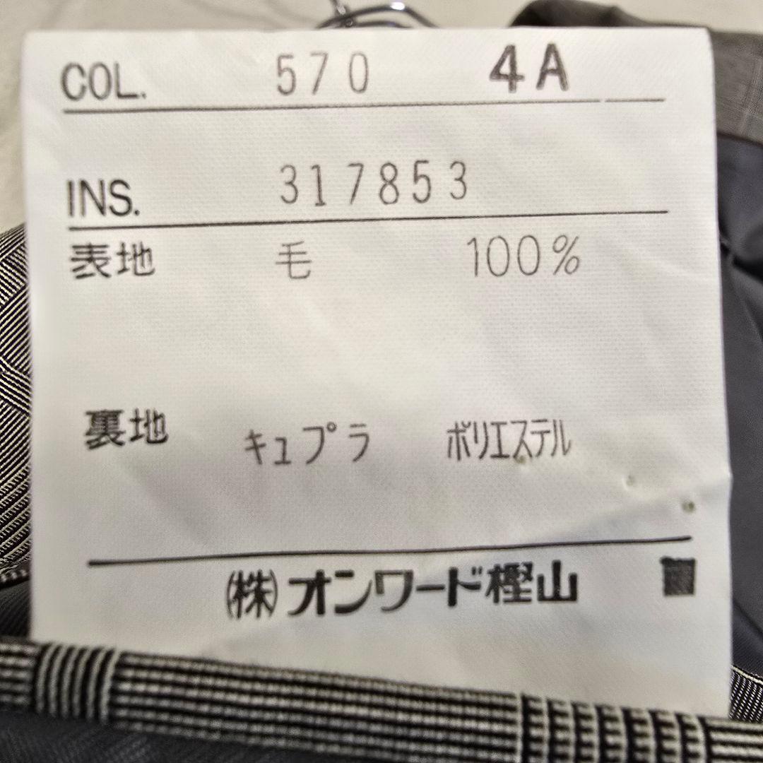 ジェイプレス ダブル テーラードジャケット グレンチェック ブレザー XL相当