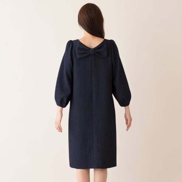 ローズティアラ フクレジャガードコクーンワンピース　46サイス