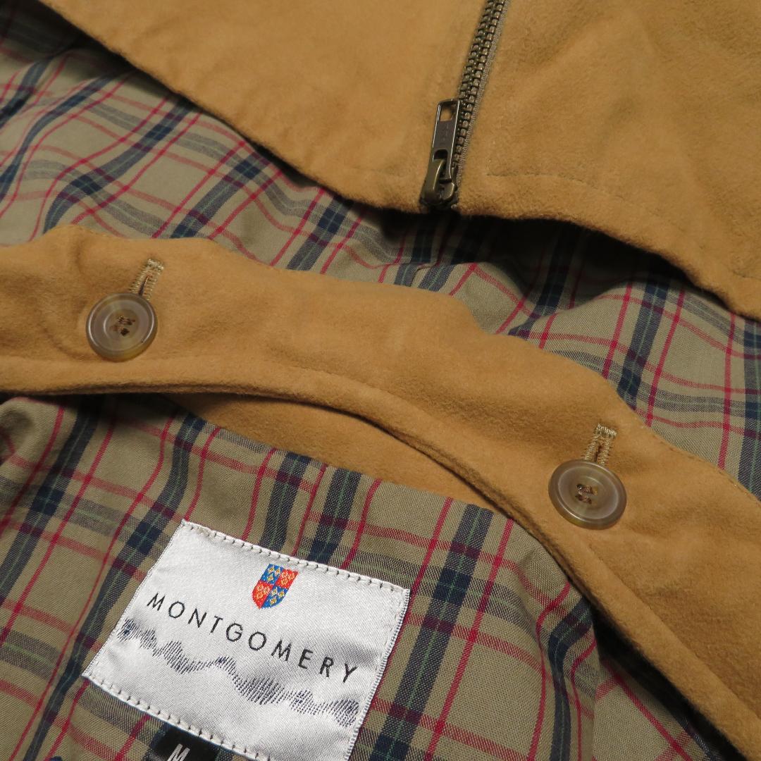 MONTGOMERY ダッフルコート キャメル M 英国製 綿100 牛革トグル