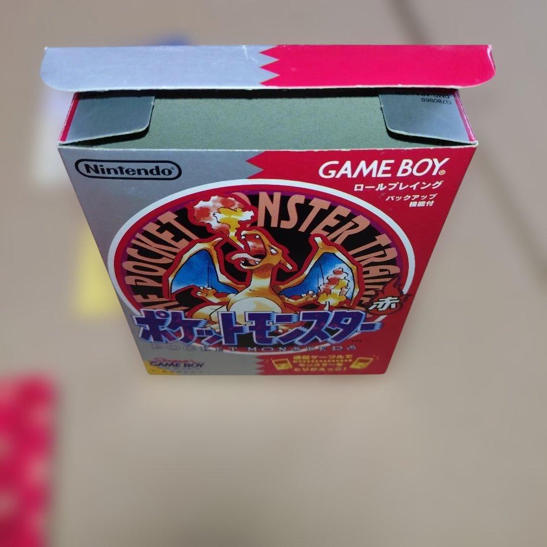 おと　ポケットモンスター 赤 Game Boy空箱のみ(カセット無)