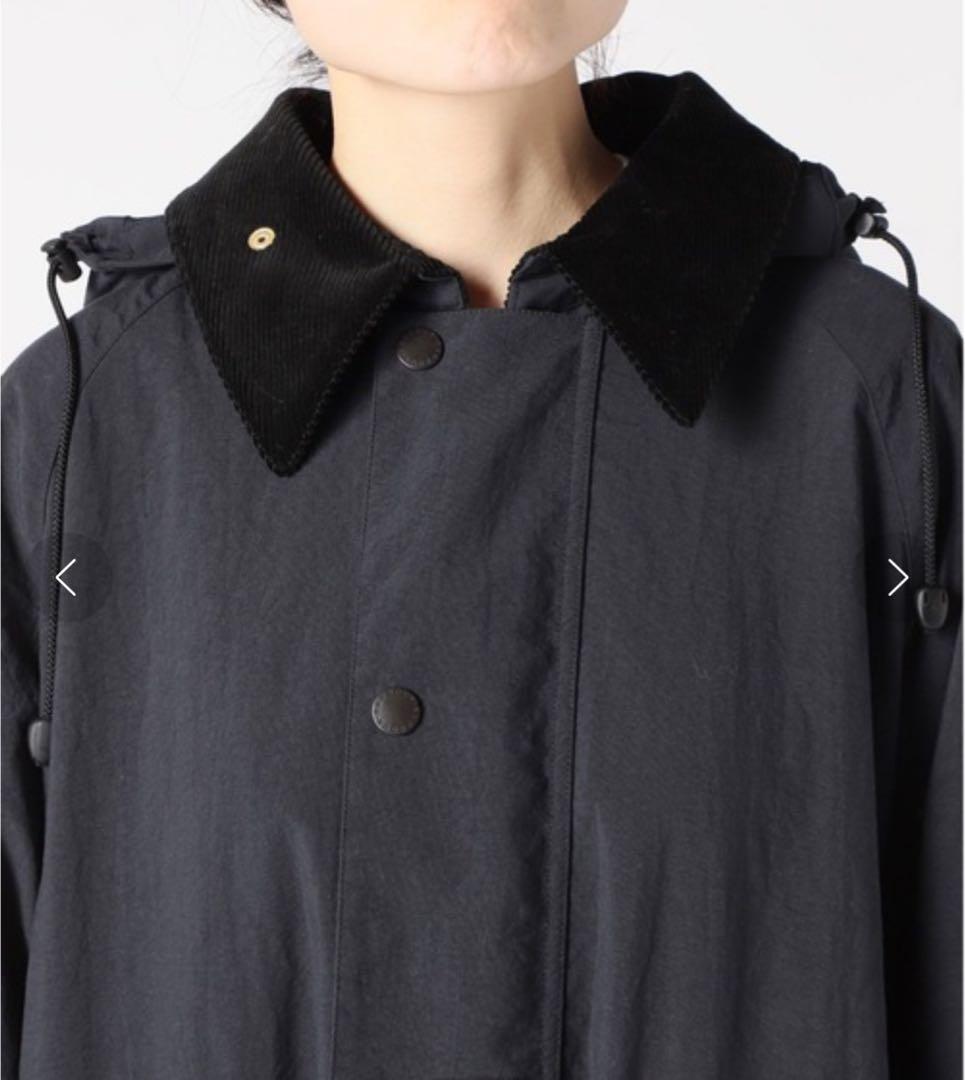 美品　Barbour 別注BURGHLEY Spick&Span ネイビー