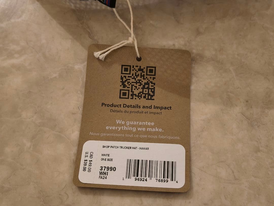 ね*ん様 ✨新品✨ patagonia パタゴニア メッシュキャップ ホワイト