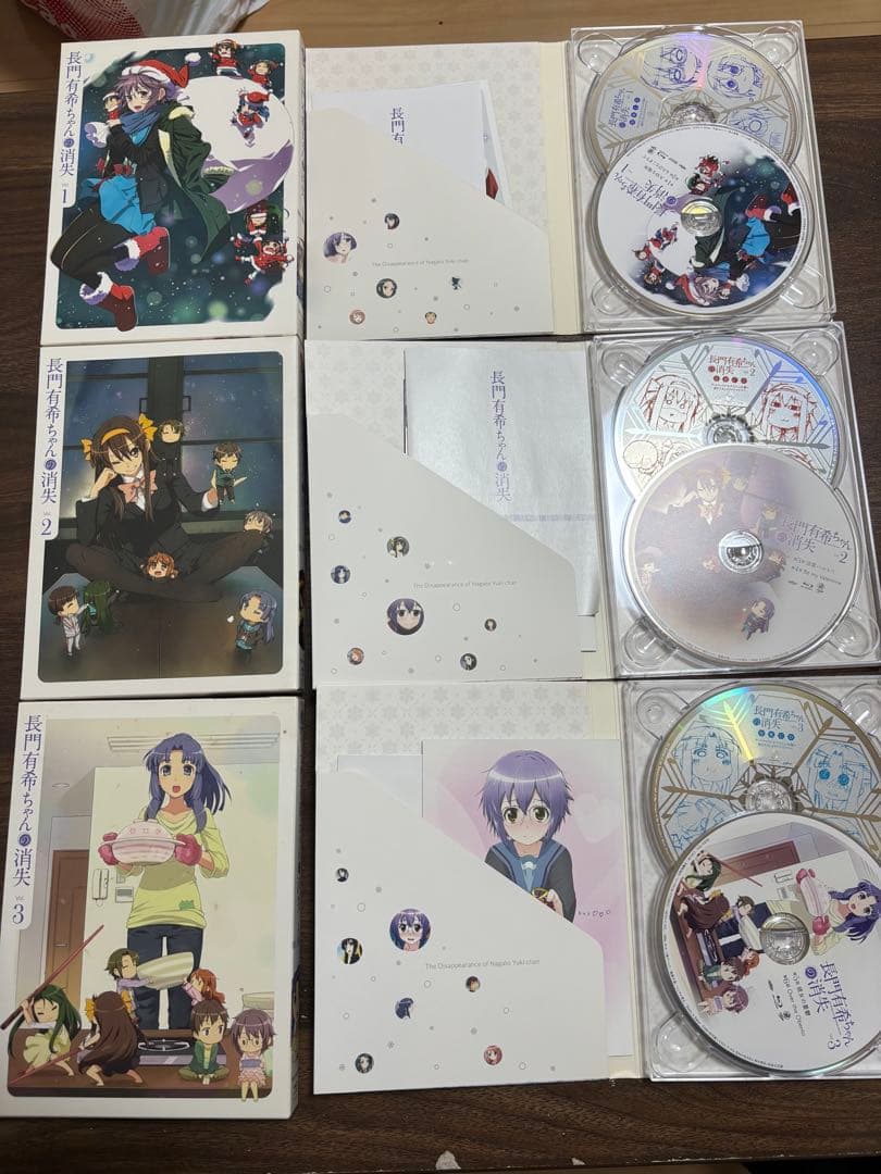 長門有希ちゃんの消失 Blu-ray とOVA Blu-rayのセット