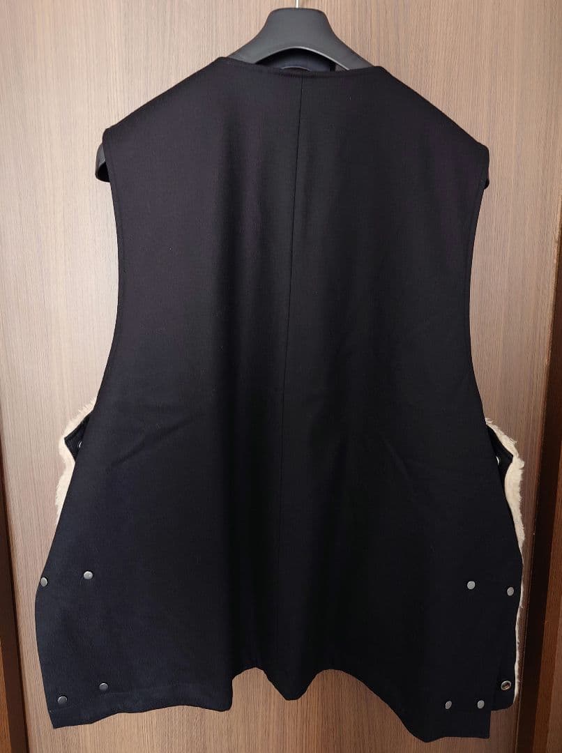 トップス stein 23AW WOOL FUR REVERSIBLE VEST
