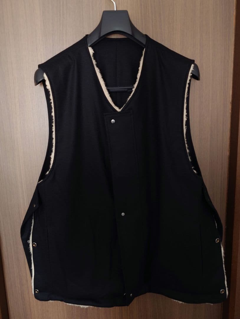 トップス stein 23AW WOOL FUR REVERSIBLE VEST
