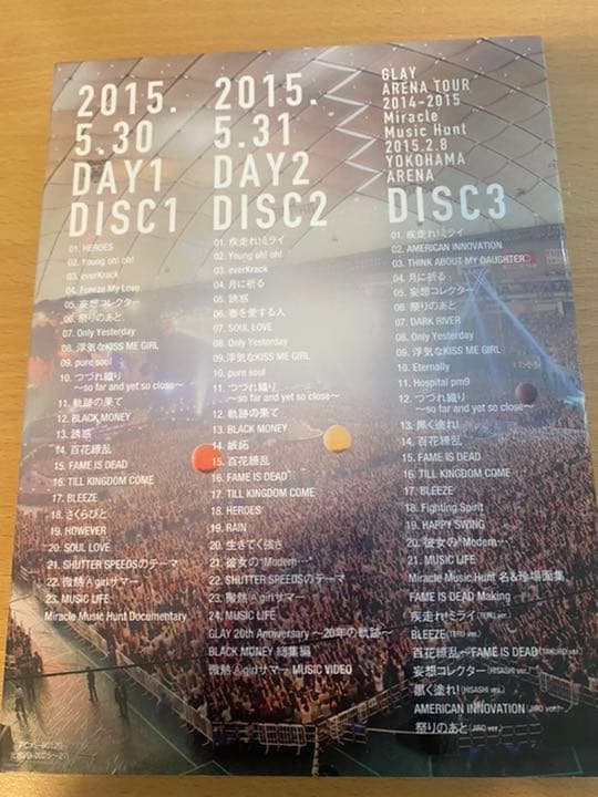 GLAY 3枚セット 20th