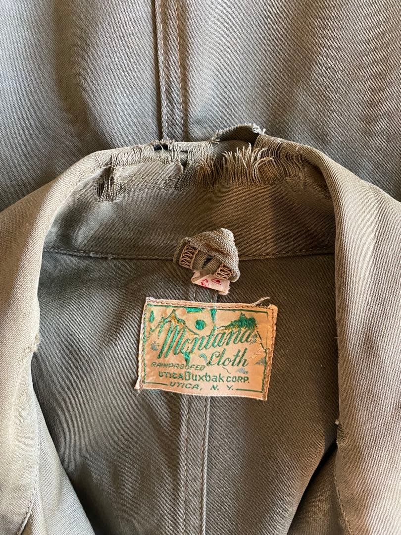 50s〜60s Utica Duxbak montana cloth XL相当
