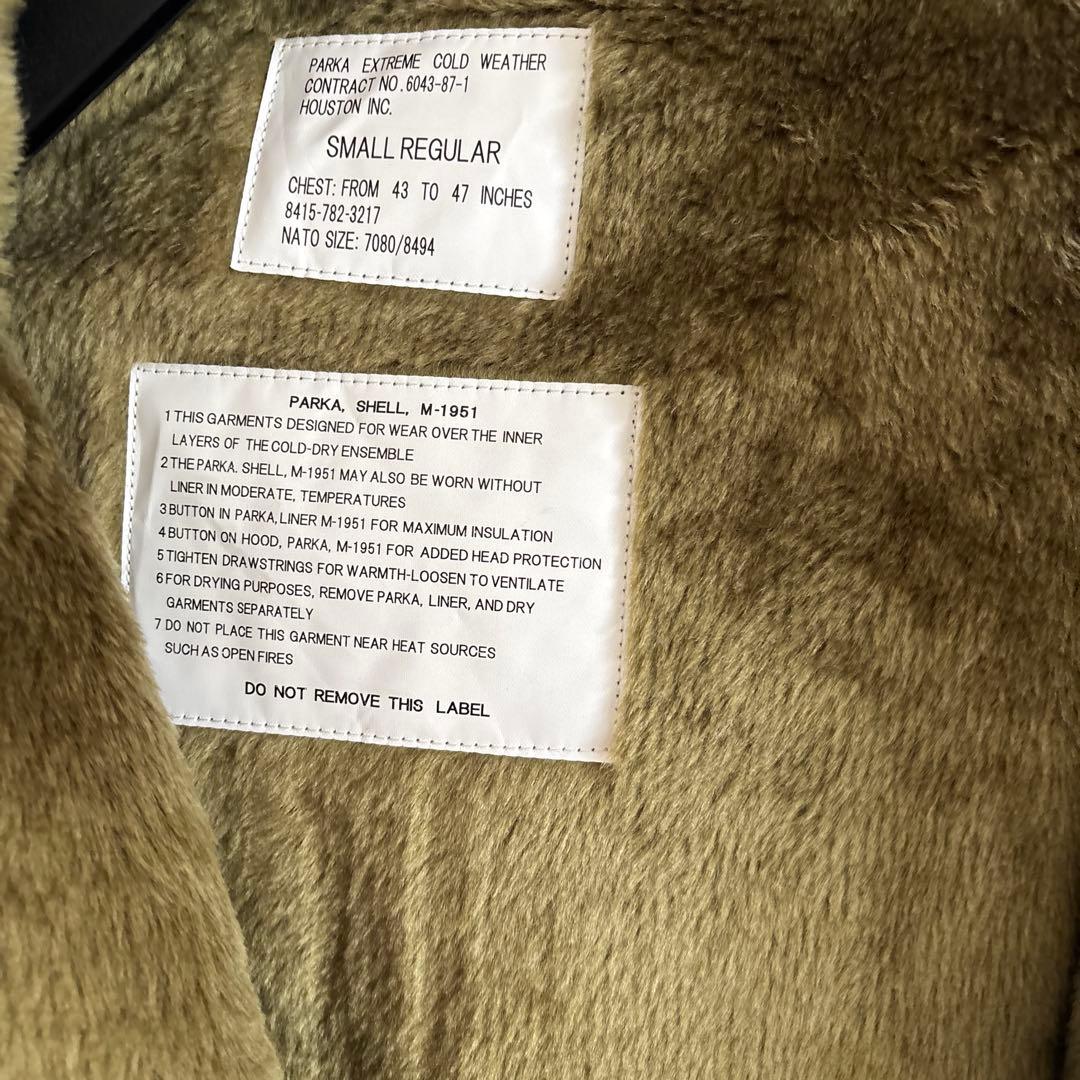 HoustonモッズコートサイズSは色どちらか一点のみタイムセール21：59まで