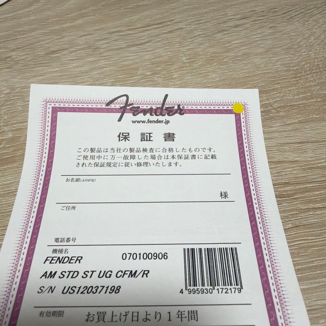 ギター Fender American standard stratocaster