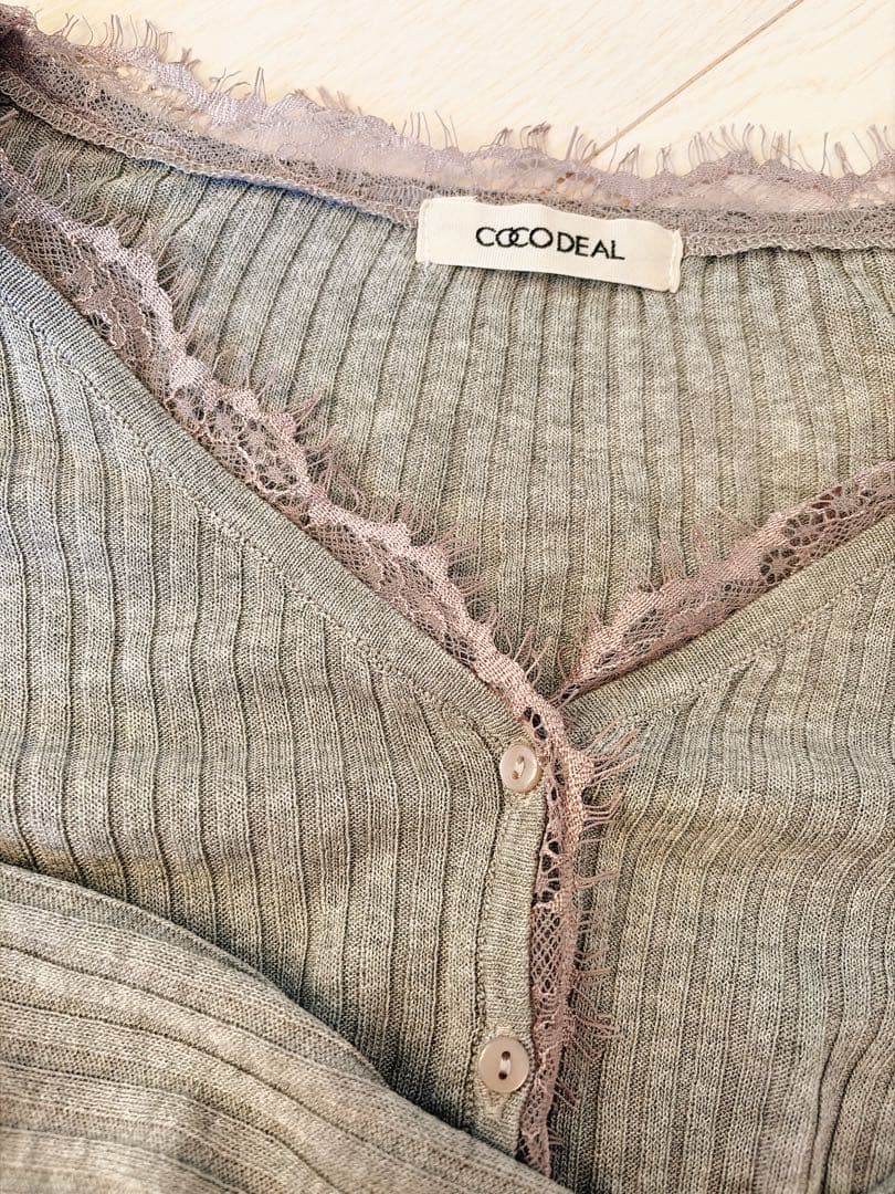 cocodeal カーディガン　1回のみ使用